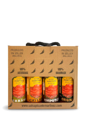 Pack de 4 unidades de Salsas Picantes.