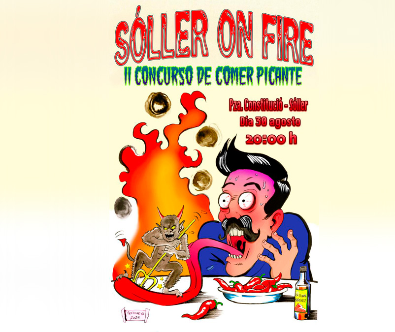 Sóller on Fire. II concurso de comer picante